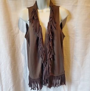 Baslara Lesser sz M Fringed Vest